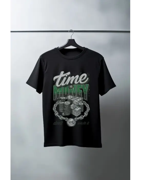 SBRD- Unisex Oversize 24/1 Penye Dtf Baskılı Tişört - Dtf133