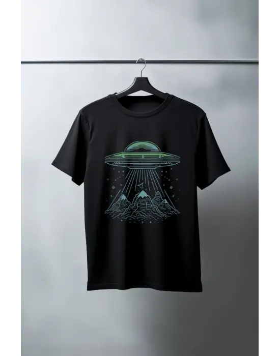 SBRD- Unisex Oversize 24/1 Penye Dtf Baskılı Tişört - Dtf134