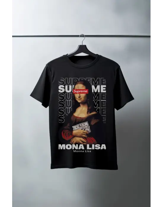 SBRD- Unisex Oversize 24/1 Penye Dtf Baskılı Tişört - Dtf143
