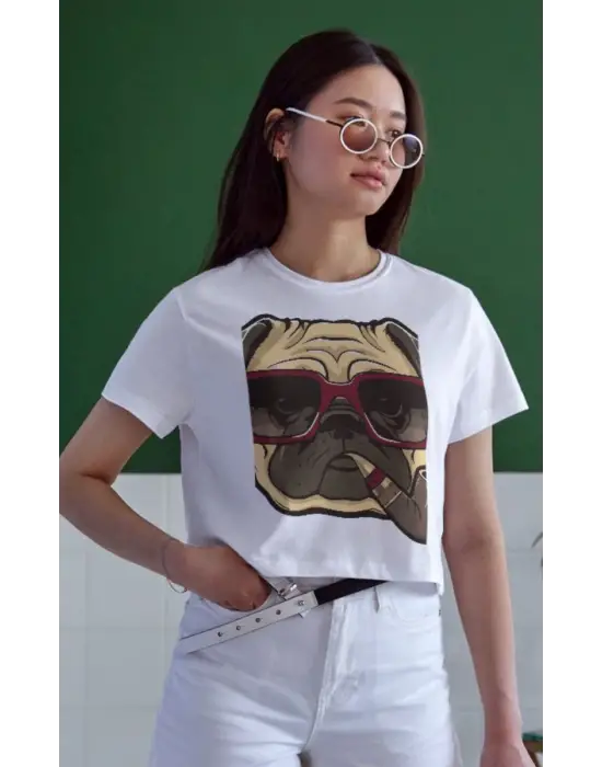 SBRD- Unisex Oversize 24/1 Penye Dtf Baskılı Tişört - Dtf145