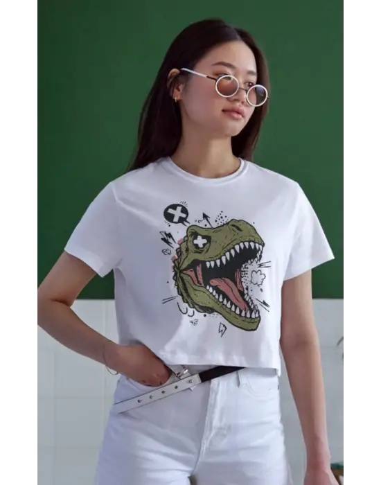 SBRD- Unisex Oversize 24/1 Penye Dtf Baskılı Tişört - Dtf148