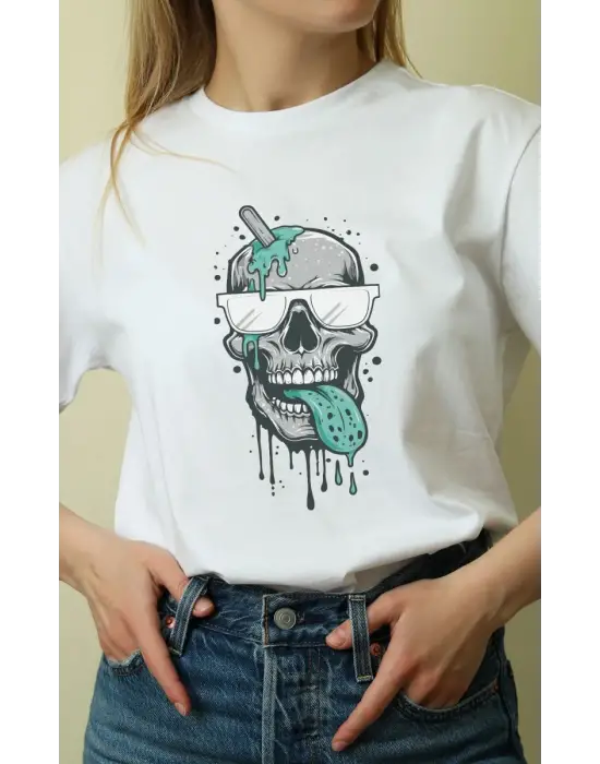 SBRD- Unisex Oversize 24/1 Penye Dtf Baskılı Tişört - Dtf150