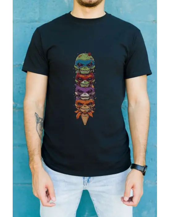 SBRD- Unisex Oversize 24/1 Penye Dtf Baskılı Tişört - Dtf151