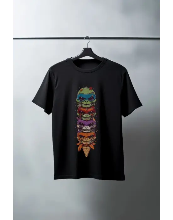 SBRD- Unisex Oversize 24/1 Penye Dtf Baskılı Tişört - Dtf151