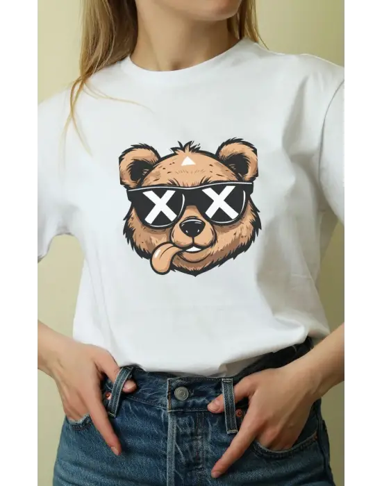 SBRD- Unisex Oversize 24/1 Penye Dtf Baskılı Tişört - Dtf155