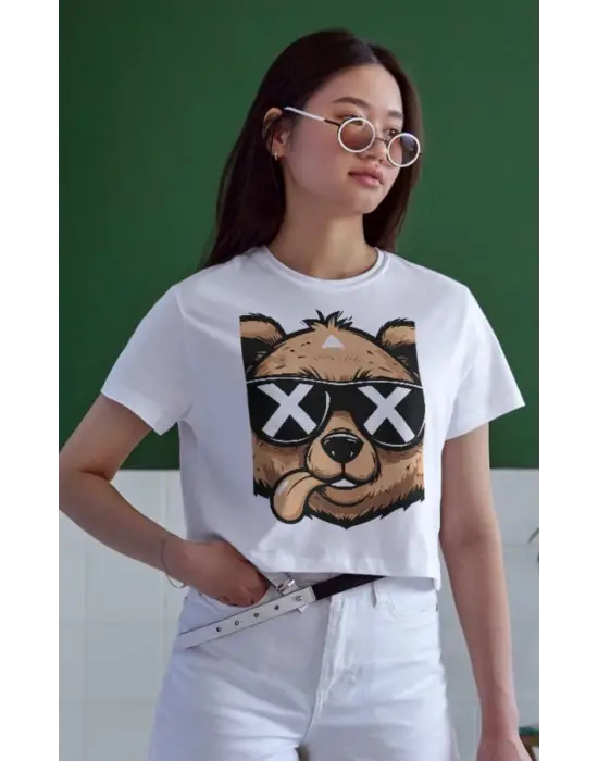 SBRD- Unisex Oversize 24/1 Penye Dtf Baskılı Tişört - Dtf155