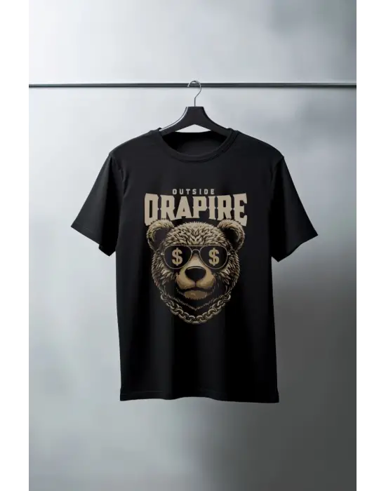 SBRD- Unisex Oversize 24/1 Penye Dtf Baskılı Tişört - Dtf160