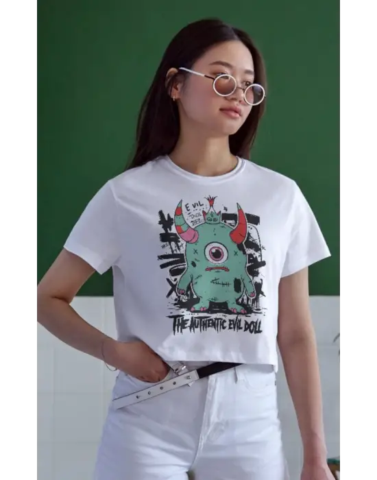 SBRD- Unisex Oversize 24/1 Penye Dtf Baskılı Tişört - Dtf165