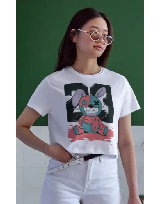SBRD- Unisex Oversize 24/1 Penye Dtf Baskılı Tişört - Dtf169