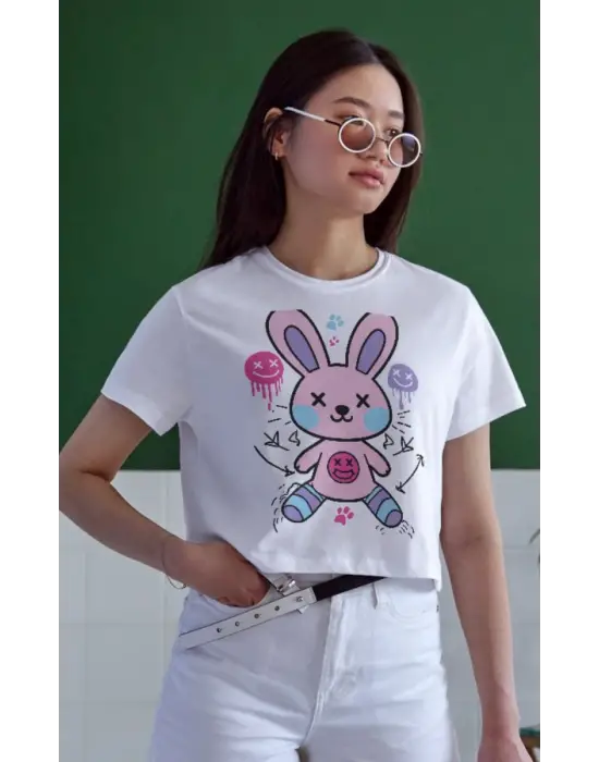 SBRD- Unisex Oversize 24/1 Penye Dtf Baskılı Tişört - Dtf170