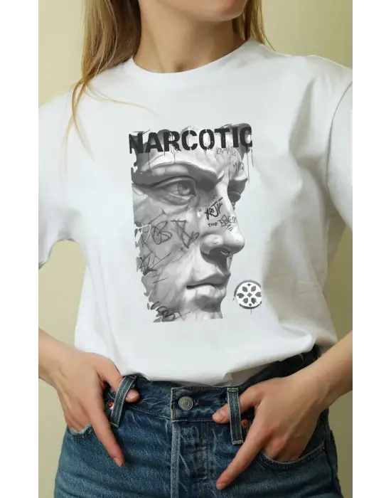 SBRD- Unisex Oversize 24/1 Penye Dtf Baskılı Tişört - Dtf172