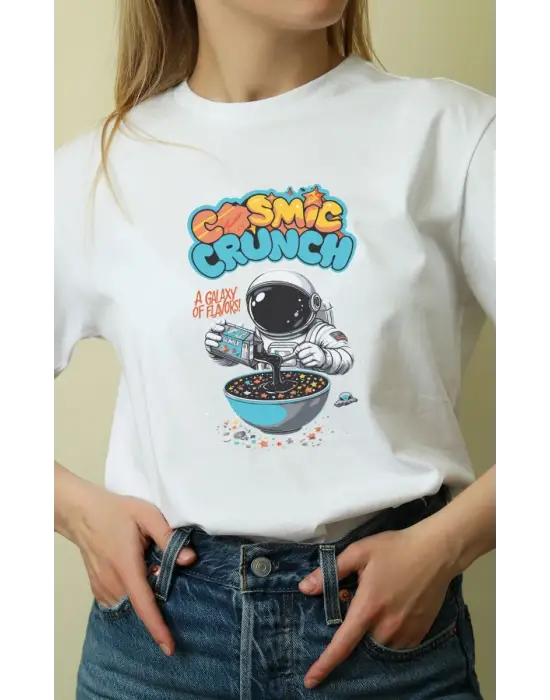 SBRD- Unisex Oversize 24/1 Penye Dtf Baskılı Tişört - Dtf174