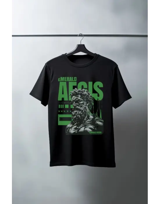 SBRD- Unisex Oversize 24/1 Penye Dtf Baskılı Tişört - Dtf175