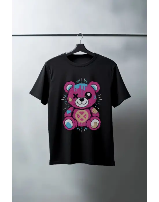 SBRD- Unisex Oversize 24/1 Penye Dtf Baskılı Tişört - Dtf182