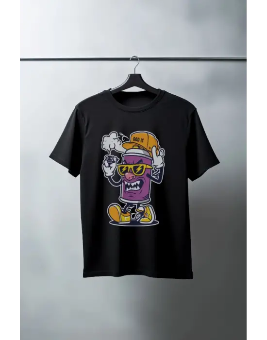 SBRD- Unisex Oversize 24/1 Penye Dtf Baskılı Tişört - Dtf183