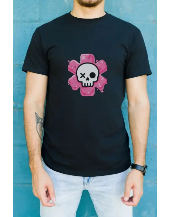 SBRD- Unisex Oversize 24/1 Penye Dtf Baskılı Tişört - Dtf185
