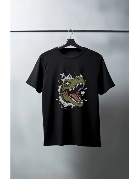 SBRD- Unisex Oversize 24/1 Penye Dtf Baskılı Tişört - Dtf186