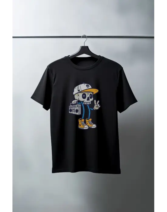 SBRD- Unisex Oversize 24/1 Penye Dtf Baskılı Tişört - Dtf189