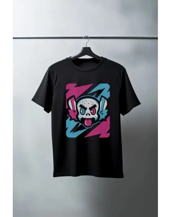 SBRD- Unisex Oversize 24/1 Penye Dtf Baskılı Tişört - Dtf193