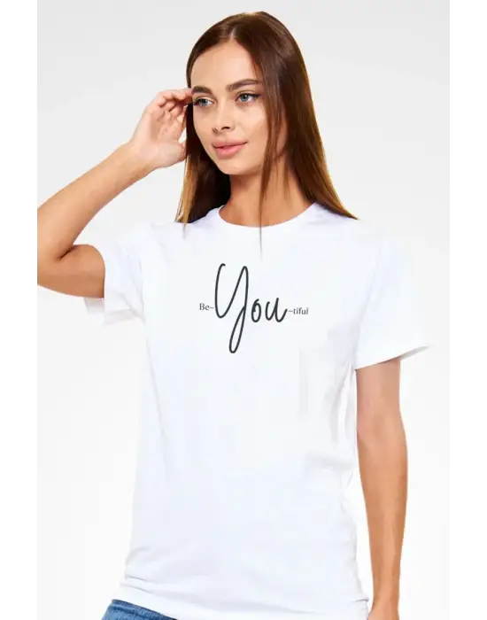 SBRD- Unisex Oversize 24/1 Penye Dtf Baskılı Tişört - Dtf203