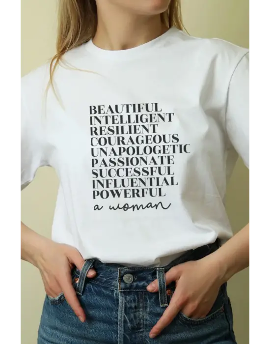 SBRD- Unisex Oversize 24/1 Penye Dtf Baskılı Tişört - Dtf205