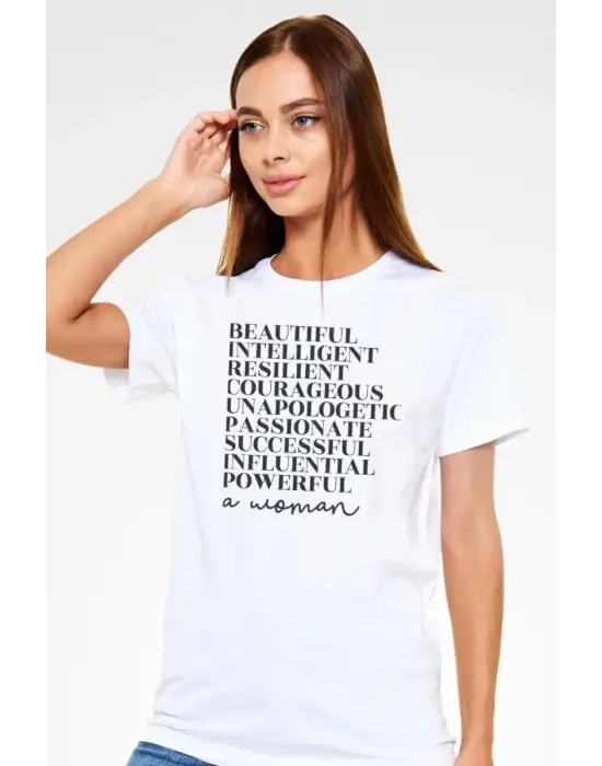 SBRD- Unisex Oversize 24/1 Penye Dtf Baskılı Tişört - Dtf205