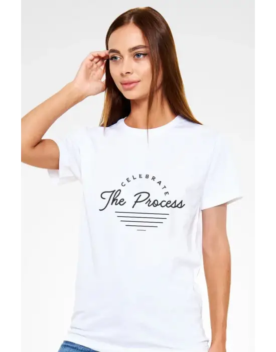 SBRD- Unisex Oversize 24/1 Penye Dtf Baskılı Tişört - Dtf212
