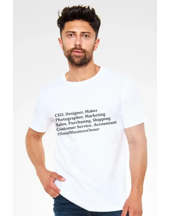 SBRD- Unisex Oversize 24/1 Penye Dtf Baskılı Tişört - Dtf214
