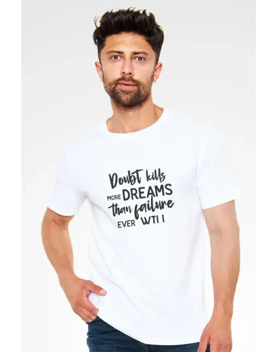 SBRD- Unisex Oversize 24/1 Penye Dtf Baskılı Tişört - Dtf224
