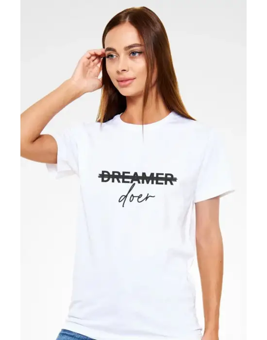 SBRD- Unisex Oversize 24/1 Penye Dtf Baskılı Tişört - Dtf227