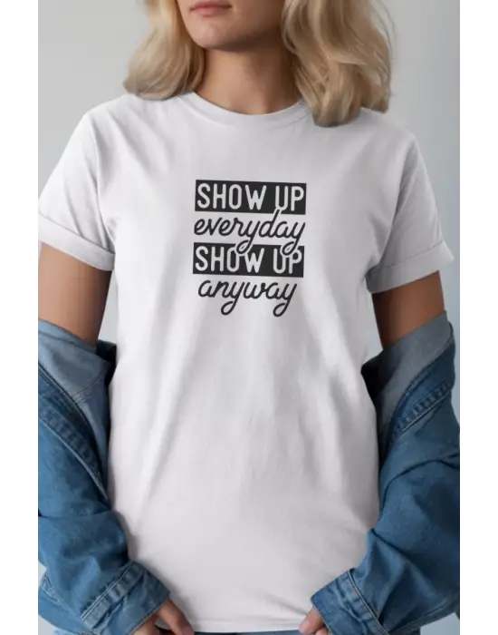 SBRD- Unisex Oversize 24/1 Penye Dtf Baskılı Tişört - Dtf265
