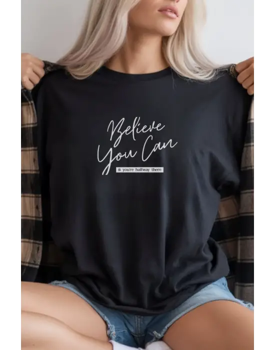 SBRD- Unisex Oversize 24/1 Penye Dtf Baskılı Tişört - Dtf280