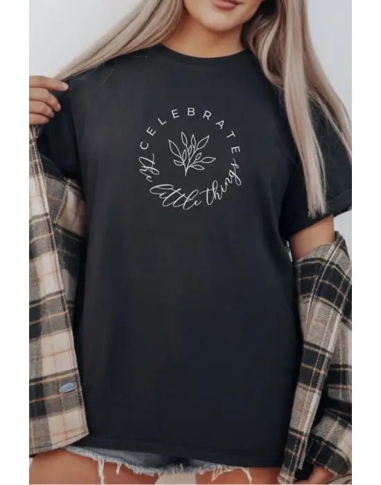 SBRD- Unisex Oversize 24/1 Penye Dtf Baskılı Tişört - Dtf282