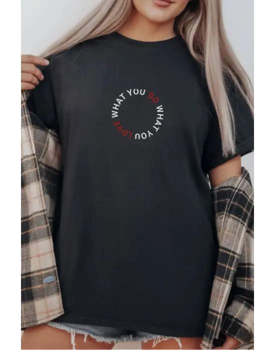 SBRD- Unisex Oversize 24/1 Penye Dtf Baskılı Tişört - Dtf289