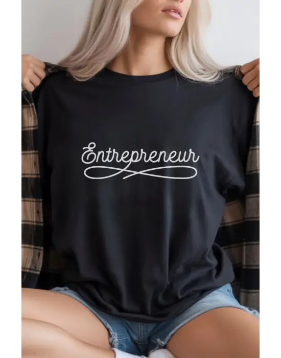 SBRD- Unisex Oversize 24/1 Penye Dtf Baskılı Tişört - Dtf298