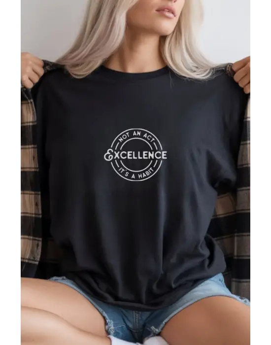 SBRD- Unisex Oversize 24/1 Penye Dtf Baskılı Tişört - Dtf299