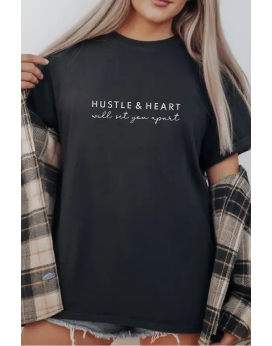 SBRD- Unisex Oversize 24/1 Penye Dtf Baskılı Tişört - Dtf300