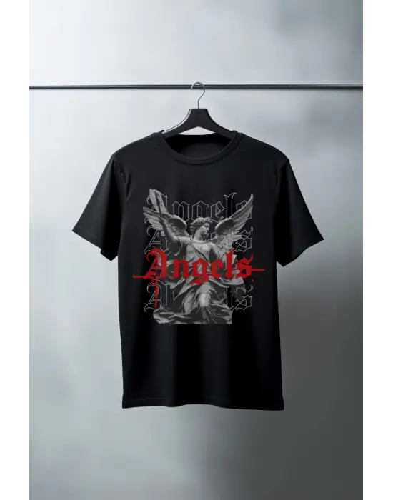 SBRD- Unisex Oversize 24/1 Penye Dtf Baskılı Tişört - Dtf88