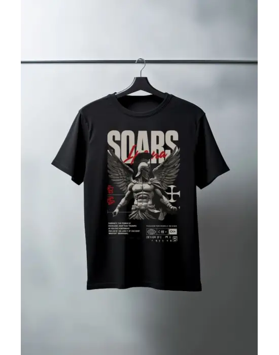 SBRD- Unisex Oversize 24/1 Penye Dtf Baskılı Tişört - Dtf91