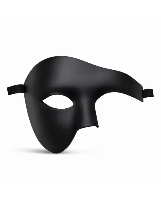 Siyah Yarım Erkek Maske – Phantom Parti &amp; Balo Maskesi