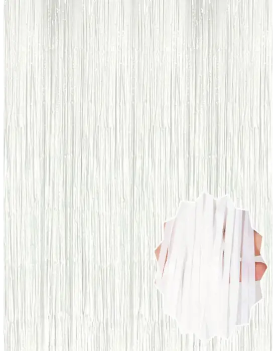 Soft Beyaz Renk Duvar ve Kapı Perdesi İthal 100x200 cm