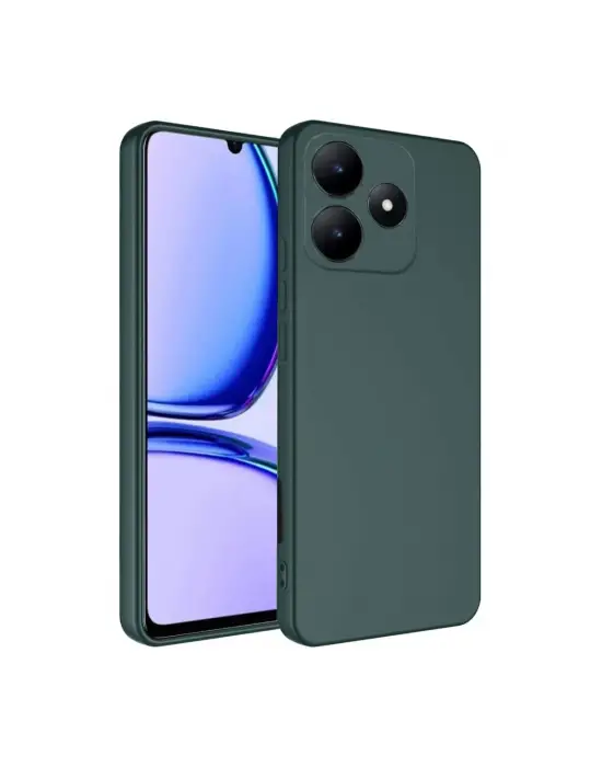 STRMN- Realme C61 Kılıf First Silikon - Koyu Yeşil