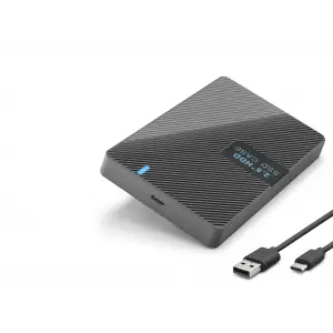 2.5 Inç Sata Hdd/Ssd Harici Disk Kutusu Usb 3.0 Type-C - Siyah HDX1793