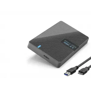2.5 Sata Hdd/Ssd Harici Disk Kutusu Usb 3.0 Micro-B - Siyah HDX1792