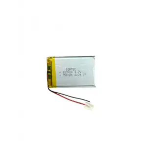 383450 3.7V 750 MAh Li-Polymer Pil (Devreli/1.5A)
