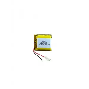602626 3.7V 400mAh Li-Polymer Pil (Devreli/1.5A)
