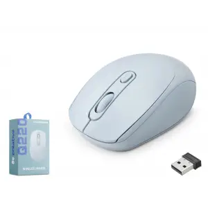 Kablosuz Mouse 1600 Dpi Mavi Q220B