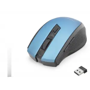 Kablosuz Mouse 800/1600 Dpi - Mavi Siyah HDX3404B