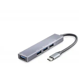 Type-c 3.0 Hub 4 Port 5 Gbps Gri HDX7043