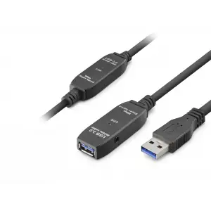 Usb 3.0 Active Repeater Uzatma Kablosu 10 M Siyah HDX7562